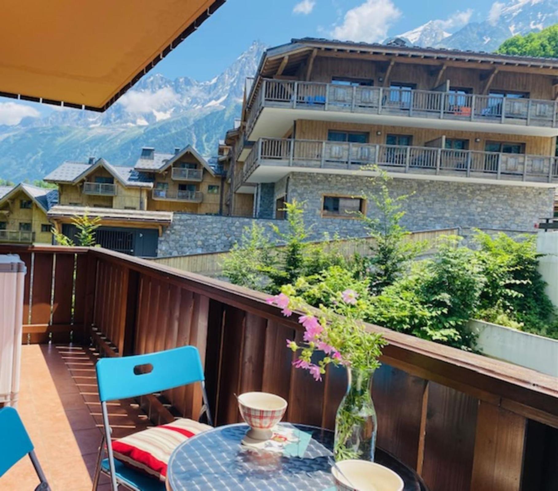 Apartamento Slopes Of Les Houches 25 M With Balcony Exterior foto